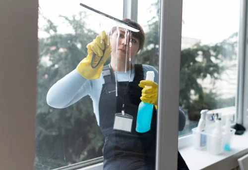 Nettoyage de vitres intérieures et extérieures à Cardet